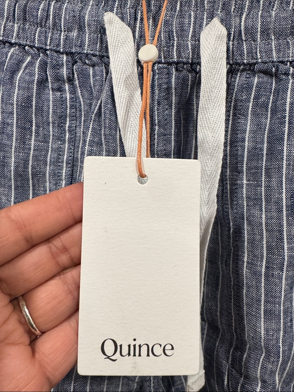 Quince Striped Linen Short - Picture 3 of 7